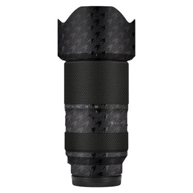 Imagem de Adesivo de câmera antiarranhões com tampa de lente película protetora decalque protetor de corpo para Tamron 50-300 mm F4.5-6.3 adequado para Sony Mount 50 300 (Plover preto)