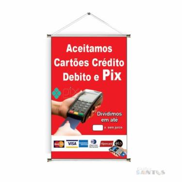 Imagem de Banner pronto Cartões BA 077 medida 45x70 cm arte pronta