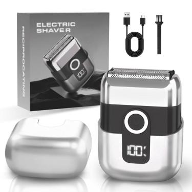 Imagem de Máquina de barbear elétrica LYRSLF Mini para homens IPX7 à prova d`água