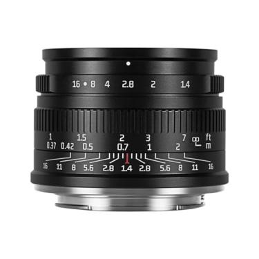 Imagem de 7artisans Lente fixa de foco manual F1.4 Mark II APS-C de 35 mm com grande abertura compatível com câmeras sem espelho Canon R Mount R RP R5 R6