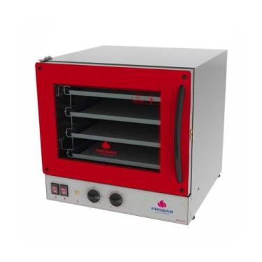 Imagem de Forno Turbo Elétrico Fast Oven Prp-004 G2 Vermelho - Progás 220v 220v,