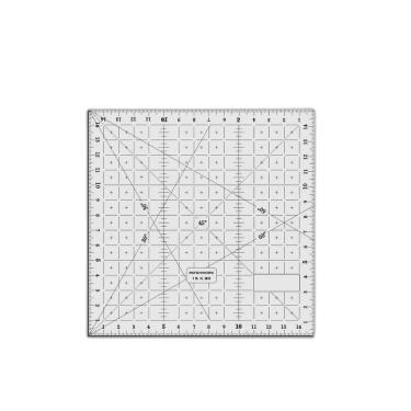 Imagem de Régua Patchwork Scrapbook Corte Artesanato 15X15 Cm - Fenix