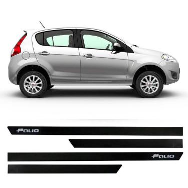 Imagem de Friso Lateral Fiat Palio 2011 A 2019 4 Portas 2038A Preto