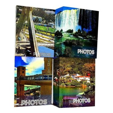 Imagem de Album De Foto  4 X 10X15/120  Total 480 Fotos Paisagens 24H