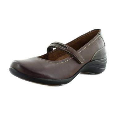 Imagem de Hush Puppies Mocassim feminino Epic Mary Jane, Marrom escuro, 7.5 Wide