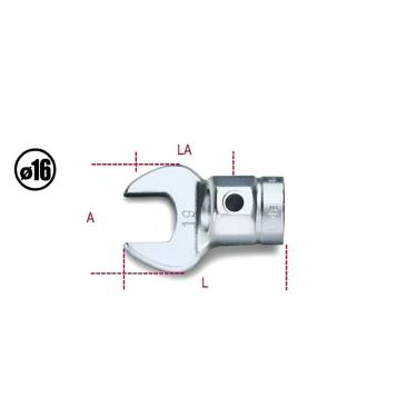 Imagem de Chave Fixa Para Torquímetro Sem Cabeça 36 Mm 642 36 Beta