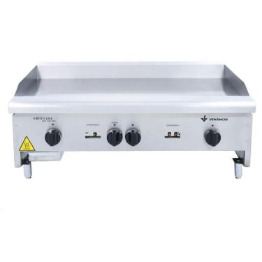 Imagem de Chapa Venancio Americana em Aço Inox Chapa 8 mm em Aço Laminado Gás GLP - CG90