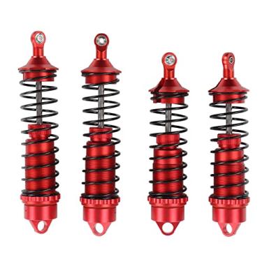 Imagem de Domary Almonte de Alumínio RC Damper Spring Damper Set para Arrma 1/8 Kraton Typhon Outcast (Vermelho)
