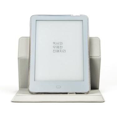 Imagem de Capa 2 em 1 para Onyx Boox Go 6 / Poke 6 / Poke 5, capa flip magnética destacável e capa interna MagSafe compatível com TPU Jelly com ímãs integrados com função hibernar/despertar automática (branca)