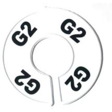 Imagem de Separador Para Araras Branco Tamanho G2 - Central 