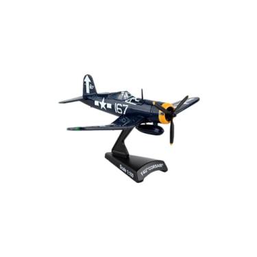 Imagem de Daron F4U Corsair 1/100#167 Prata Avião Escultura Mesa Vintage Polido Montagem no chão