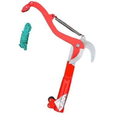 Imagem de Ｂｅｓｇａ Cabeça de podador de árvores de galhos altos com de polia e mola de aço, corda de 1,5 m, adequada para poste de extensão, Size L