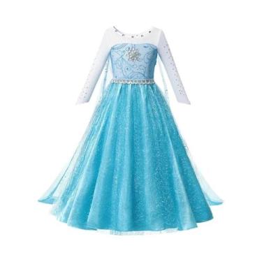 Imagem de Fantasia De Princesa Para Meninas, Vestido De Halloween Elsa, Anna, Ci