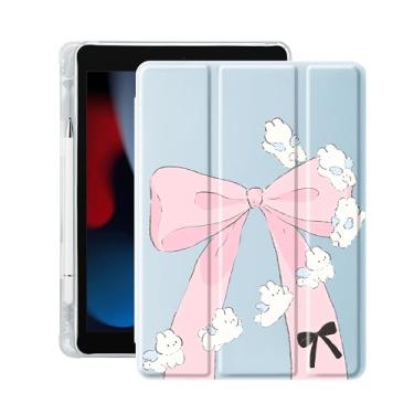 Imagem de Idocolors Capa para iPad de 11 polegadas (chip A16) 2025 geração 11ª / iPad 11 polegadas 2022 10ª geração, suporte de lápis embutido com capa traseira de TPU macio à prova de choque despertar/hibernar