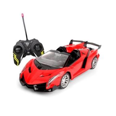 Imagem de Carrinho de Controle Remoto Esportivo Faróis LED Design Realista Alta Velocidade Controle Preciso E-Shop Center