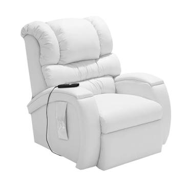Imagem de Poltrona Imperial Motorizada com Sistema Lift Corano (BRANCO 036)