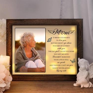 Imagem de Presentes de simpatia da Memorial LED Shadow Box pela perda da mãe - B