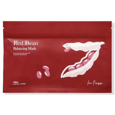 Imagem de LA TRESS Máscara facial coreana calmante Red Bean, cuidados com a pele de beleza coreana (7 folhas)