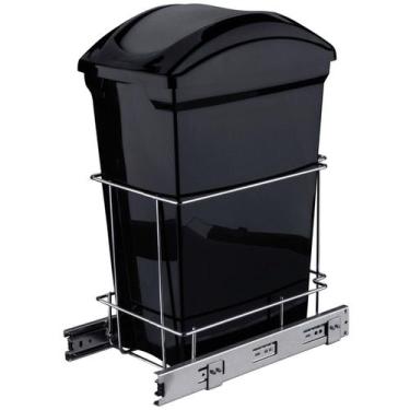 Imagem de Lixeira de Cozinha 15L de Embutir com Corrediças Telescópicas Deslizan