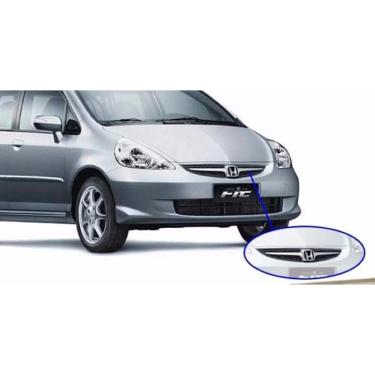 Imagem de Grade Parachoque Honda Fit 2007 2008 Superior Preta