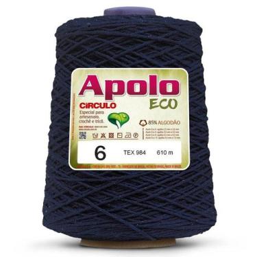 Imagem de BARBANTE APOLO ECO CIRCULO Nº 06 - 600G - 610 M, 2934 - MARINHO
