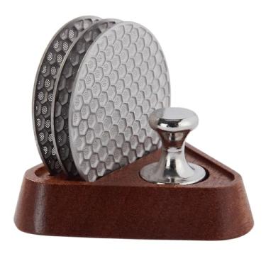 Imagem de Teyearlife 3cps Tela disco de 53,5 mm aço inoxidável 316 filtro reutilizável para café expresso Portafilter para Breville Barista Express (BES870) Pro Touch Bambino Infusor