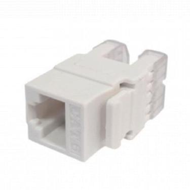 Imagem de Conector Fêmea RJ45 - Cat 6 - Keystone - Branco - WT-2002