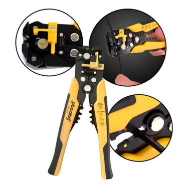 Imagem de Alicate Desencapador De Fios E Crimpador Profissional