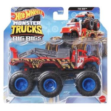 Imagem de Hwn86 hot wheels monster trucks caminhões reboque surpresa 1:64 - Matt
