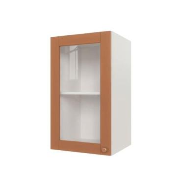 Imagem de Aéreo 1 Porta 40cm com Porta de Vidro Arizona CabeCasa MadeiraOriginal