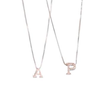 Imagem de Colar Gargantilha Vintage Banhado a Prata 925 – Joia Semi-Joia Hipoalergênica com Pingente de 10 mm, Comprimento de 38 cm + Extensor de 7 cm (M)