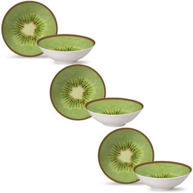 Imagem de Conjunto de 6 Bowls Kiwi de Cerâmica 300ml - Alleanza