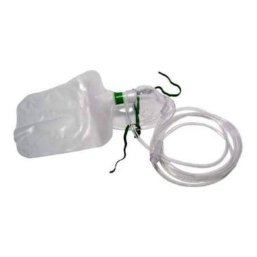 Imagem de Kit com 05 mascaras de oxigenio com reservatorio pediatrica foyomed