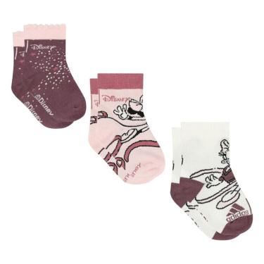 Imagem de Kit 3 Pares De Meias Adidas Cano Alto Disney Infantil