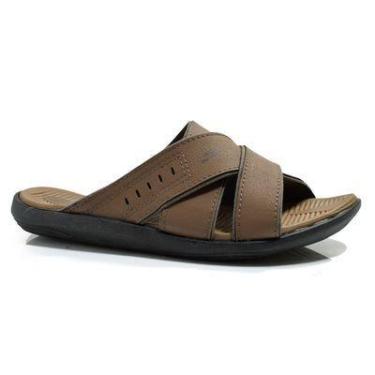 Imagem de Slip On Masculino Pegada 170422, Marrom, 39