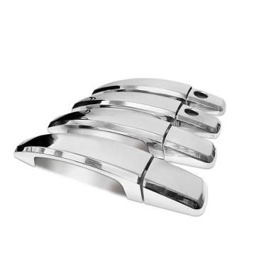 Imagem de Aplique Cromado Maçaneta Chevrolet S10 Vectra Cruze Agile Captiva Sonic Tracker 4 Portas