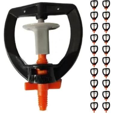 Imagem de Kit 20Und Microaspersor Bailarina Mf2 112 LPH Irrigação Eficiente e Un