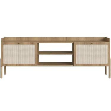 Imagem de Rack Para Sala De Estar 65 Pol 183cm Pés Madeira Moss A03 Hanover Robl