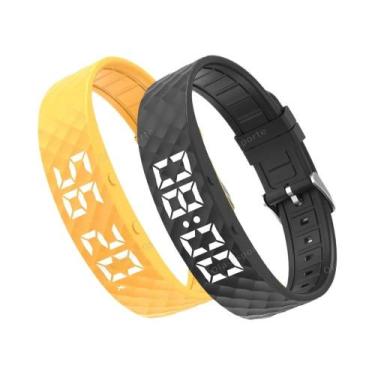 Imagem de Pulseira Inteligente LED À Prova d'Água, Digital, Com Pedômetro E Alar