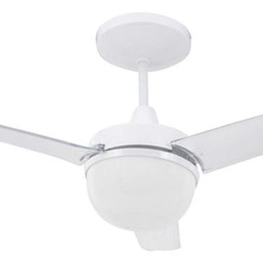 Imagem de Ventilador Teto Controle Parede 90Cm Cristal 127V Aliseu