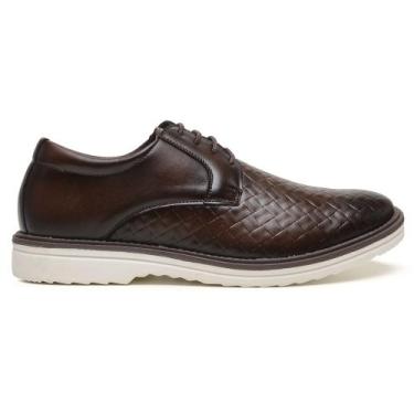 Imagem de Sapato Casual Oxford Masculino Capuccino Detalhe em Trisse - WEST LINE