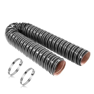 Imagem de NOWBALL Mangueira de duto de ar automotivo de 8,9 cm, comprimento 1 metro-1 m, duto de resfriamento flexível de silicone de 8,9 cm, mangueira de exaustão de freio de alta temperatura de 89 mm para