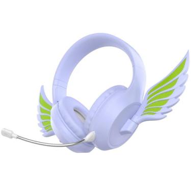 Imagem de Fones de ouvido sem fio Elf Ears Bluetooth 5.3 Kids Purple - Marca Pró