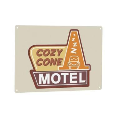 Imagem de GCOCL 8X12" Aconchegante Cone Motel Twine - Placa de Parede de Metal Arte Inspiradora