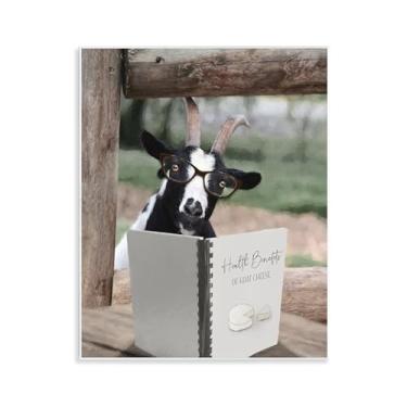 Imagem de Stupell Industries Health Benefits of Goat Cheese Wall Plaque Art, design por Lori Deiter, 14 x 11