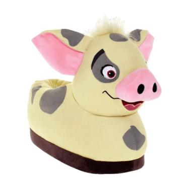 Imagem de Disney and Pixar Pantufas oficialmente licenciadas – Happy Feet para homens, mulheres e crianças, Pua - Moana, 1-5 Women/1-4 Men