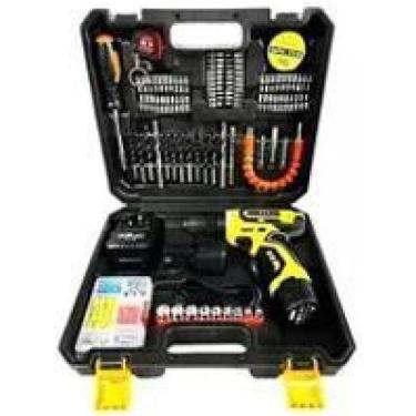 Imagem de Parafusadeira Furadeira 02 Bateria 25V 148 Pcs Profissional