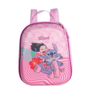Imagem de Mochila Escolar Infantil Lilo E Stitch Tamanho P