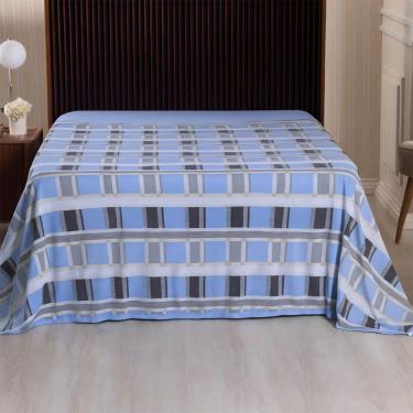 Imagem de Lençol De Cima Avulso Luar Estampado Queen 01 Peça Malha 100% Algodão - Xadrez