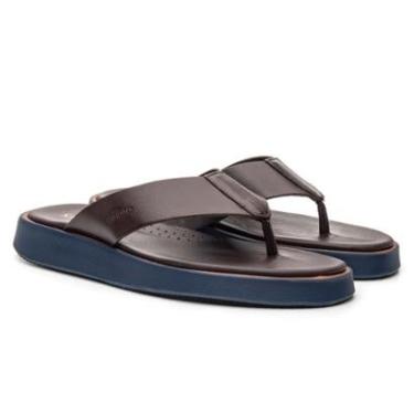 Imagem de Sandalia Masculina Macae Absolut Cafe Samello-Masculino